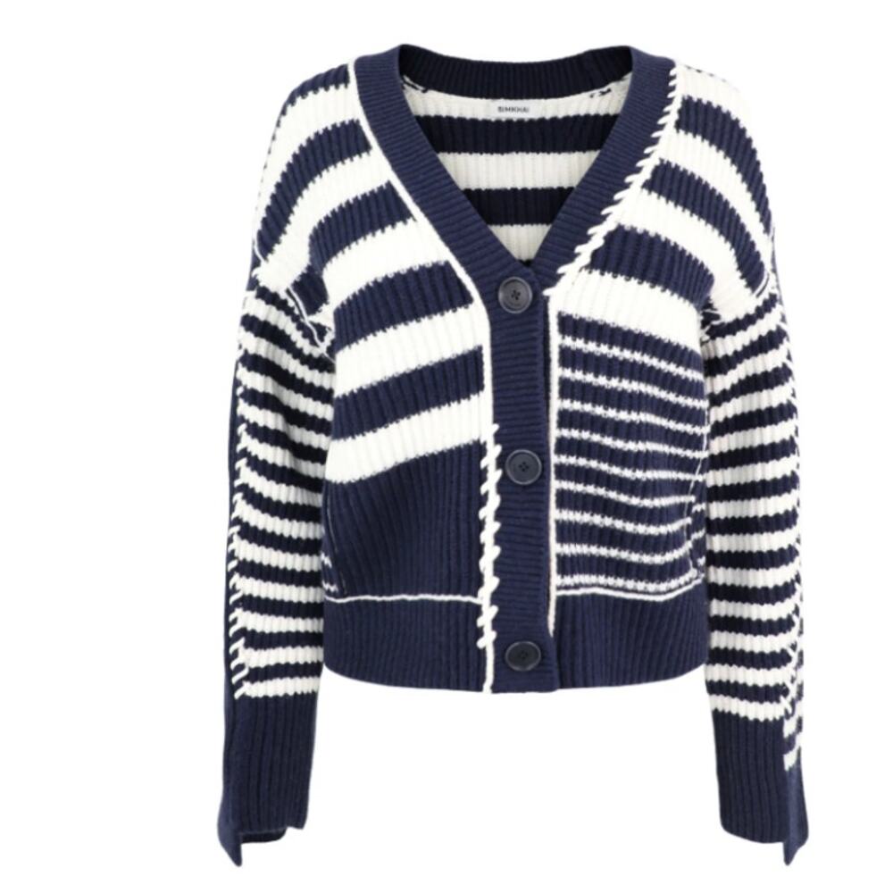 Jonathan Simkhai Adara striped cardigan‎ Size Small